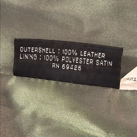 Wilsons Dark Brown Cropped Leather Vest - Picture 4 of 6